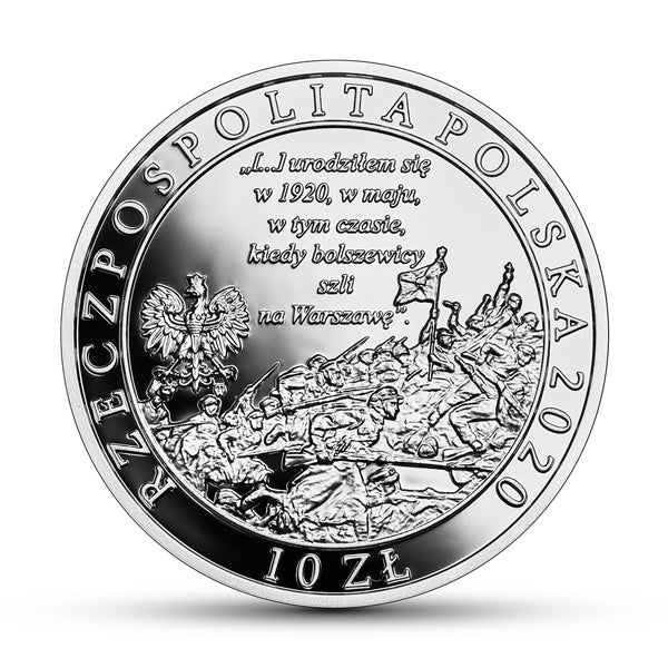 10 złotych 2020 - 100. rocznica urodzin Świętego Jana Pawła II
