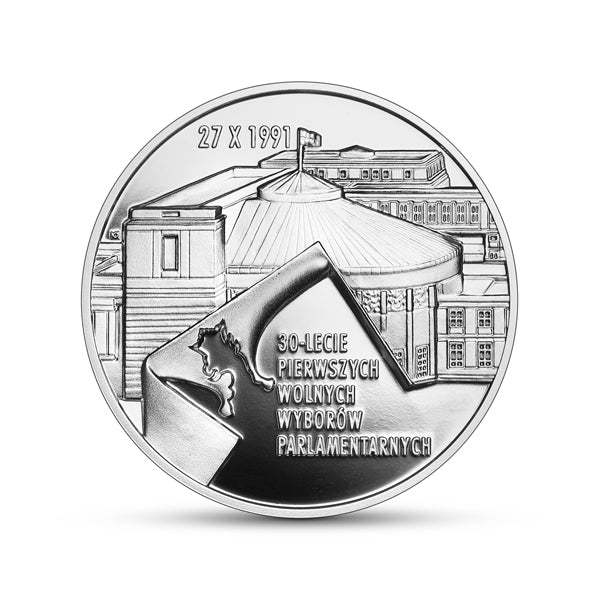 10 złotych 2021 - 30-lecie pierwszych wolnych wyborów parlamentarnych