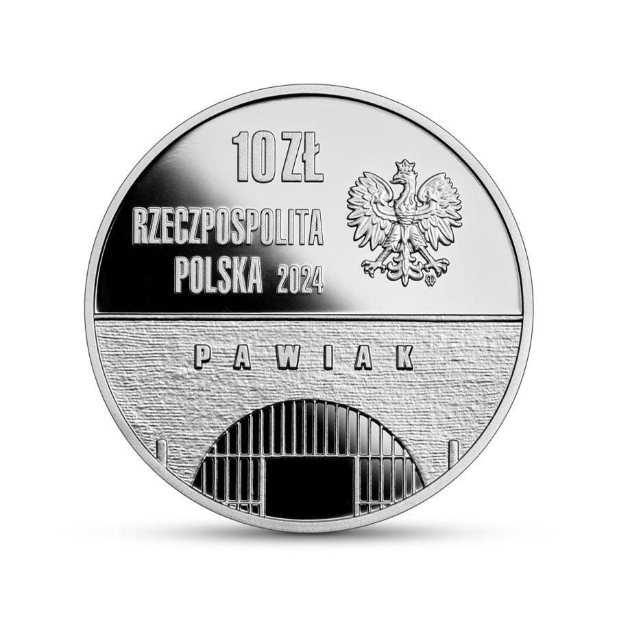 10 złotych 2024 - Pamięci więźniów warszawskiego Pawiaka