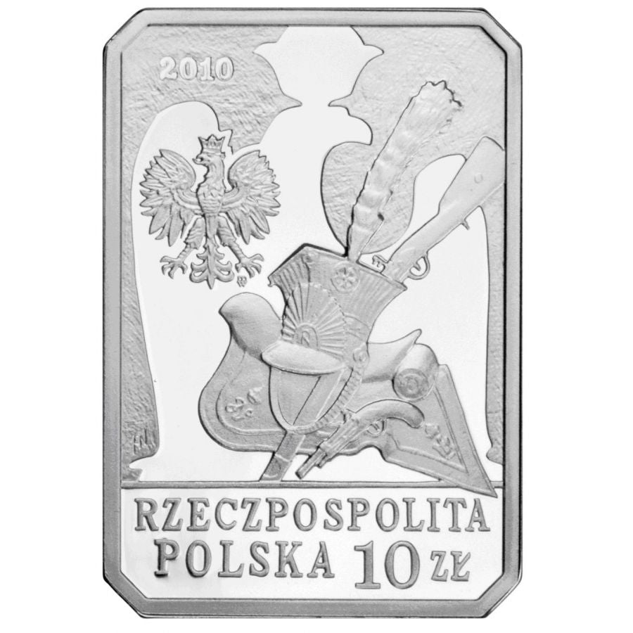10 złotych 2010 - Historia jazdy polskiej - Szwoleżer Gwardii Cesarza Napoleona I