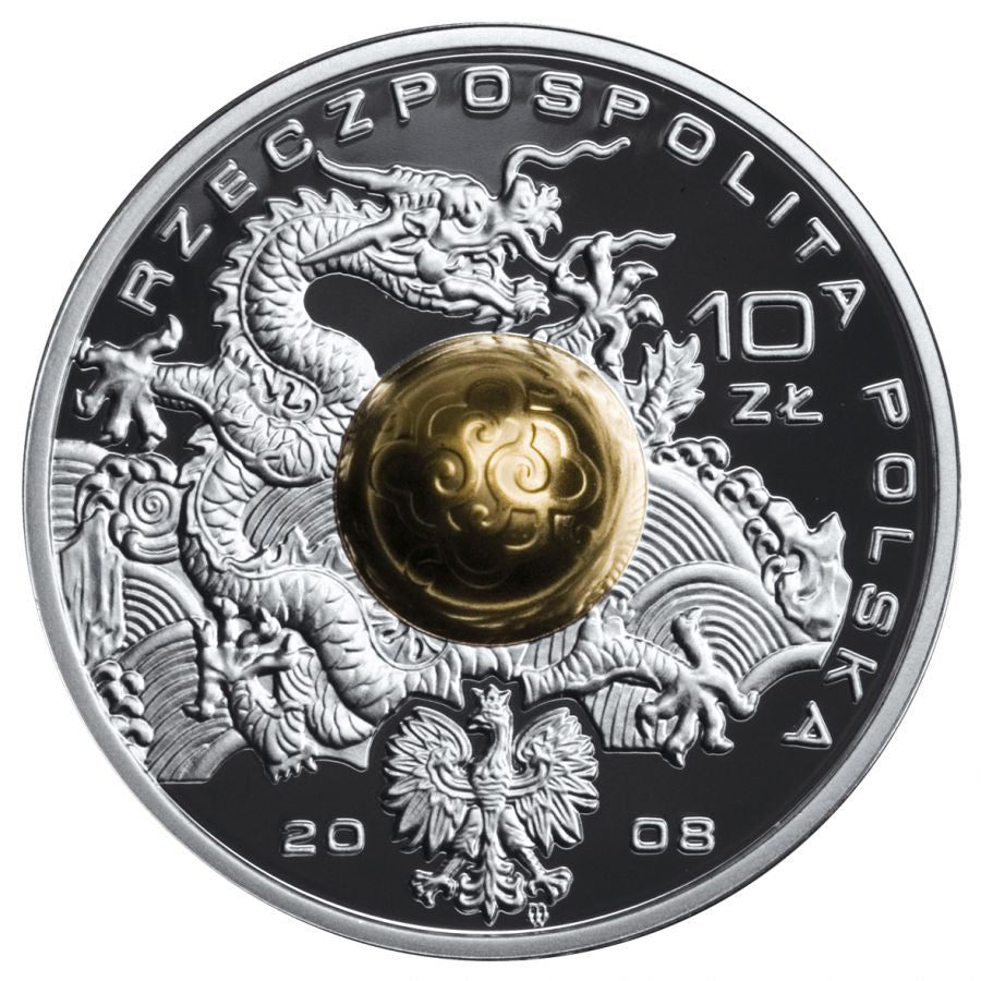 10 złotych - Igrzyska Olimpijskie - Pekin 2008 (kula)