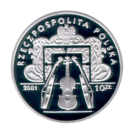 10 złotych 2001 - Konkurs im. Henryka Wieniawskiego