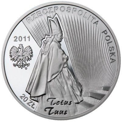 20 złotych 2011 - Beatyfikacja Jana Pawła II