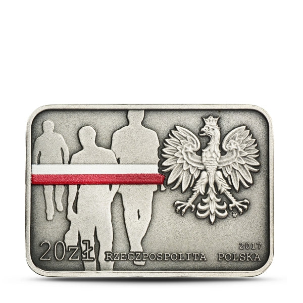 20 złotych - 35. rocznica zrywu antykomunistycznego w Lubinie
