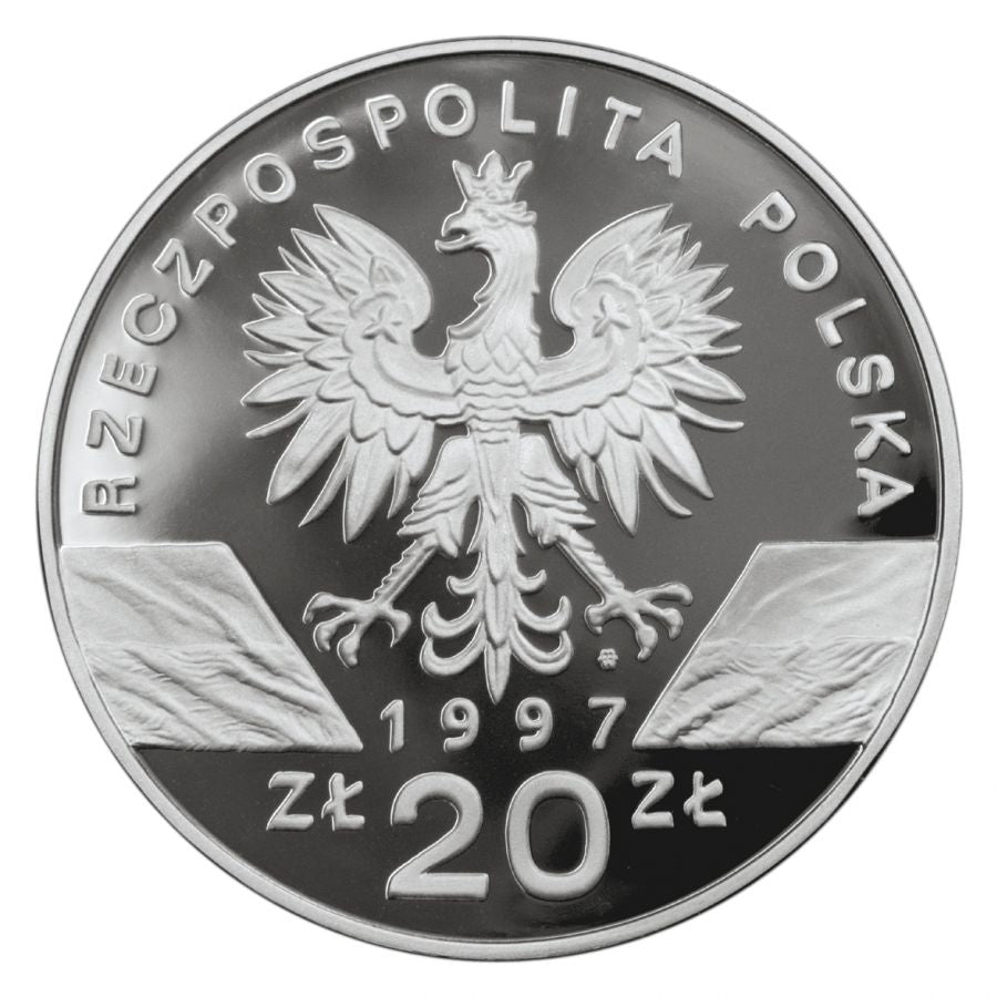 20 złotych 1997 - Zwierzęta świata - Jelonek Rogacz