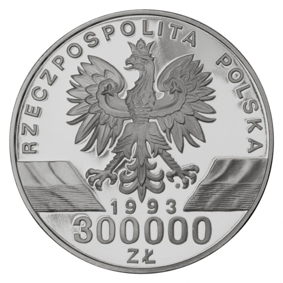 300000 złotych 1993 - Zwierzęta świata - Jaskółki