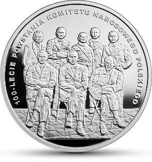 10 złotych - 100-lecie Komitetu Narodowego Polskiego