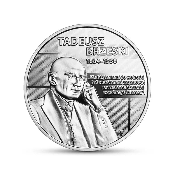10 złotych 2021 - Wielcy polscy ekonomiści - Tadeusz Brzeski