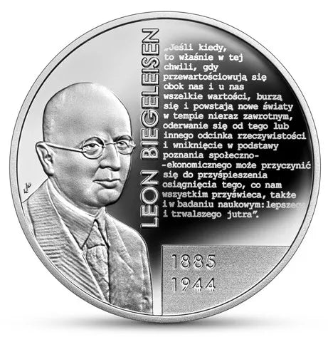 10 złotych 2022 - Wielcy polscy ekonomiści - Leon Biegeleisen