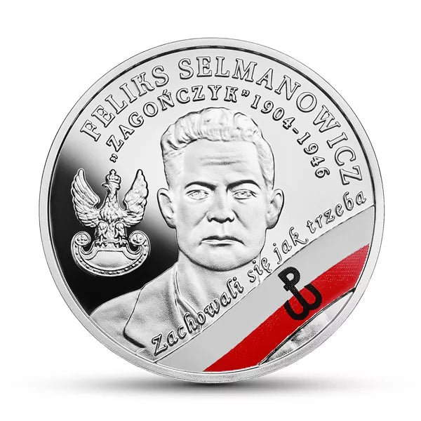 10 złotych 2017 - Żołnierze Niezłomni - Feliks Selmanowicz "Zagończyk"