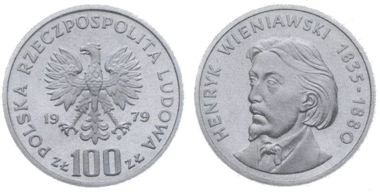 100 złotych 1979 - Henryk Wieniawski