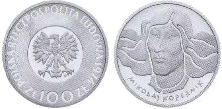 100 złotych - Mikołaj Kopernik - 1973 r.
