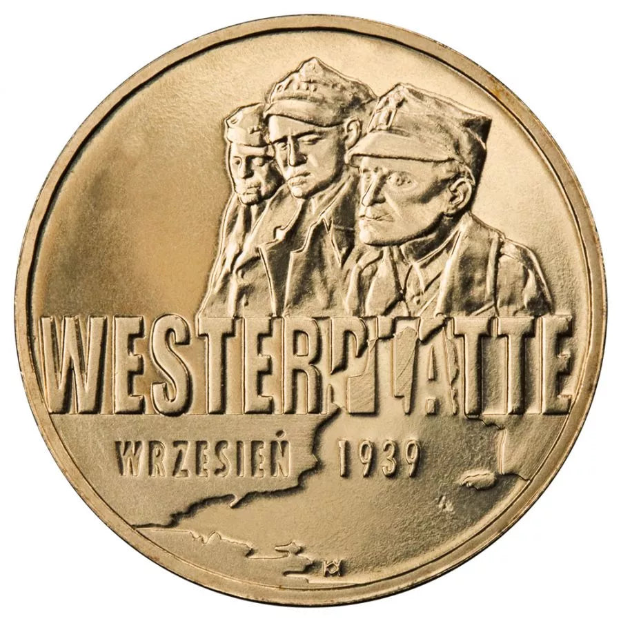 2 złote 2009 - Wrzesień 1939 r. - Warszawa, Wieluń, Westerplatte