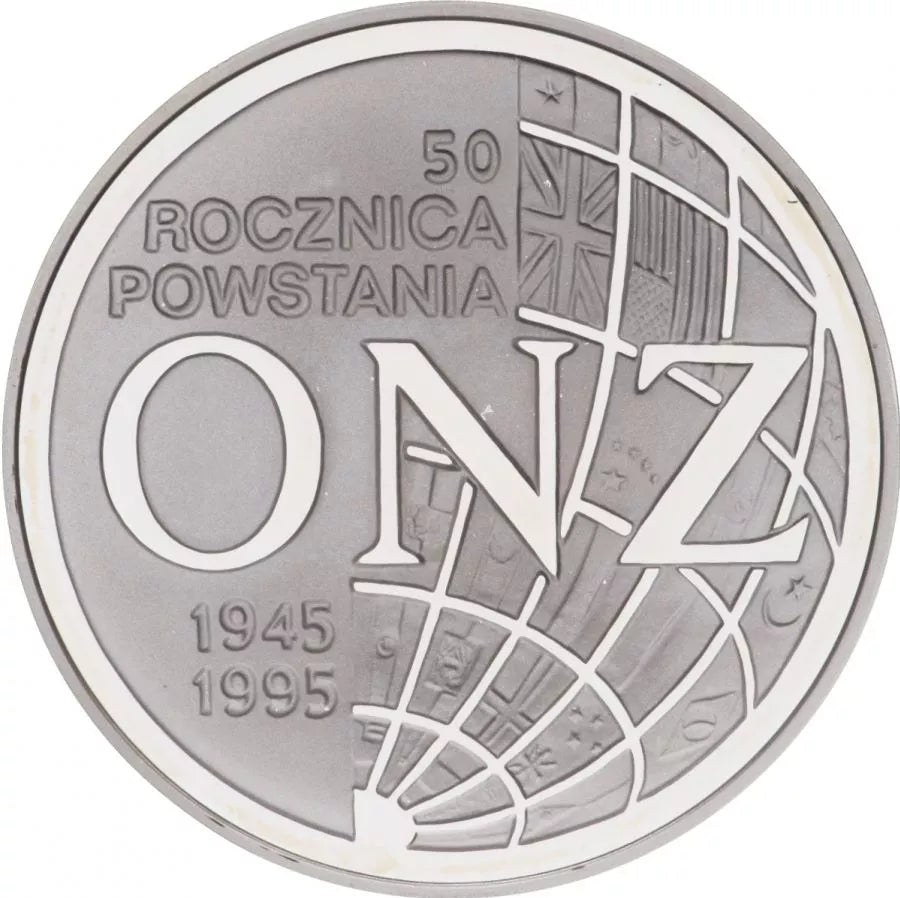 20 złotych 1995 - 50. rocznica powstania ONZ