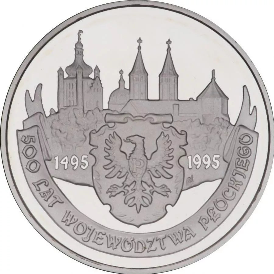 20 złotych 1995 - 500 lat Województwa Płockiego