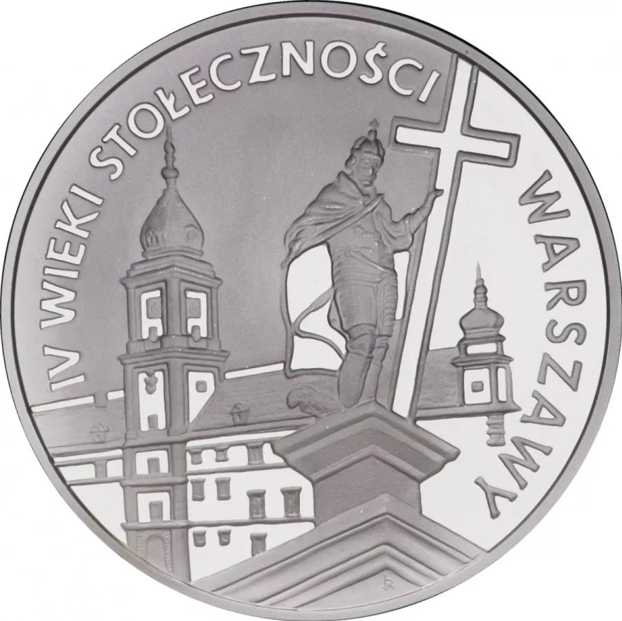 20 złotych 1996 - IV wieki stołeczności Warszawy