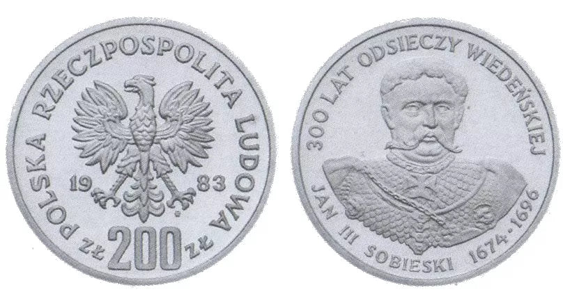 200 złotych 1983 - Jan III Sobieski