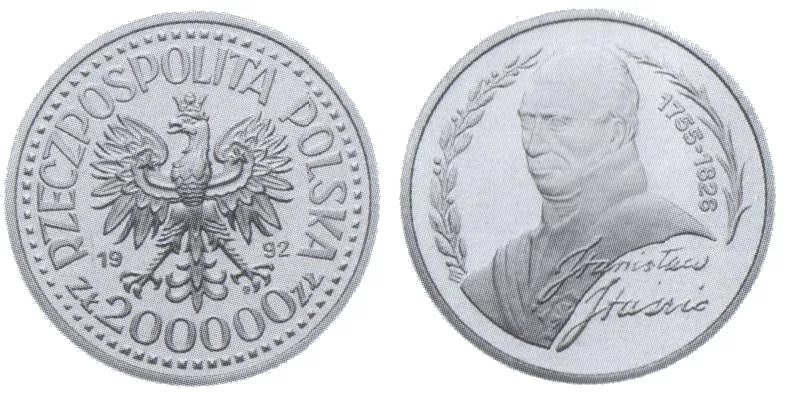200000 złotych 1992 - Stanisław Staszic