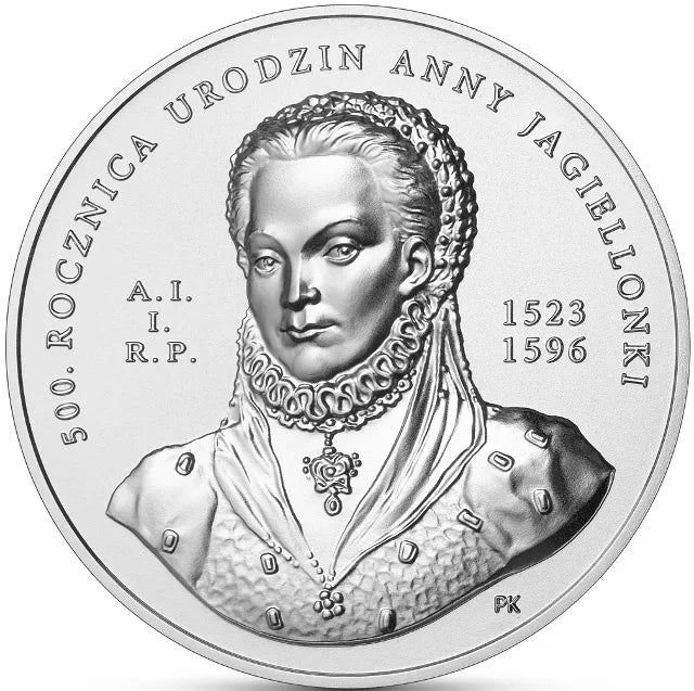 50 złotych 2023 - 500. rocznica urodzin Anny Jagiellonki