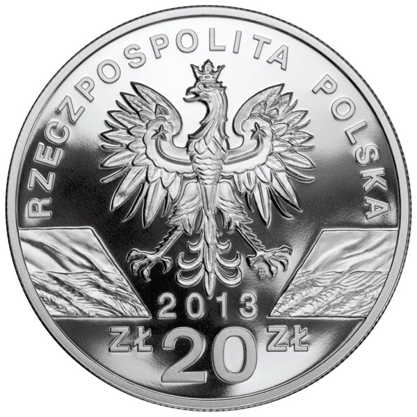 Zestaw 2 monet - 20 złotych 2013 + 1$ Australia - Kangur